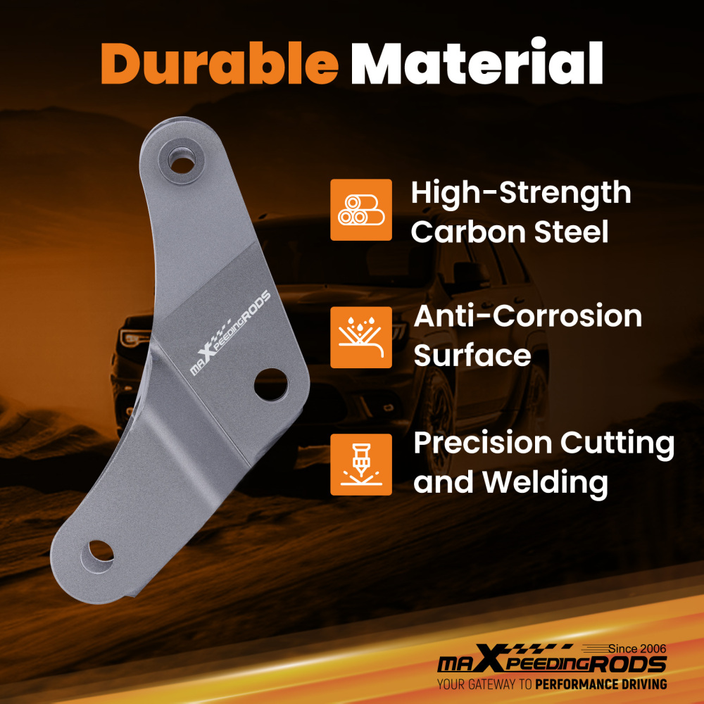 Track Bar Drop Bracket 2-6 Lift Compatible for Dodge Ram 2500 3500 2003-2008 4WD 4X4