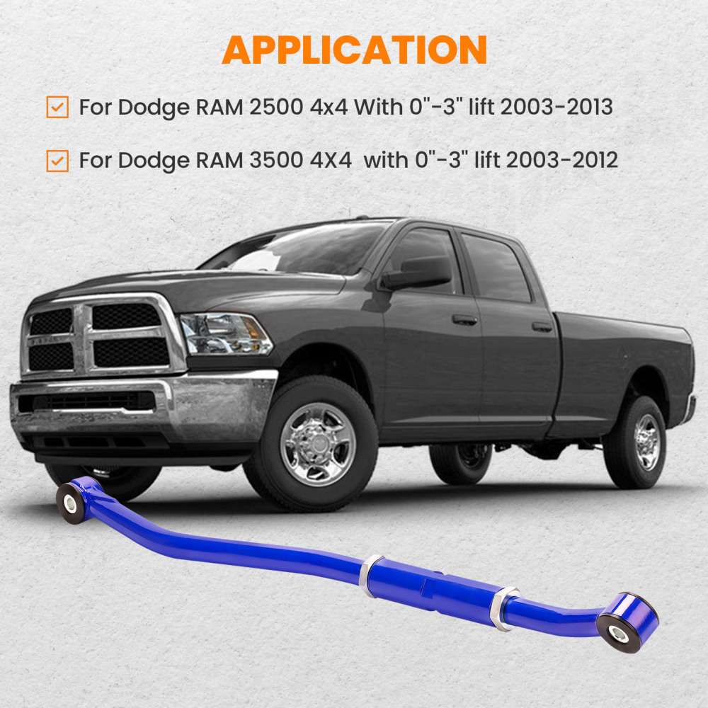 Asse Regolabile Barra Binario compatibile per Dodge Ram 1500 4x4 2003-2013 0-3 Lift