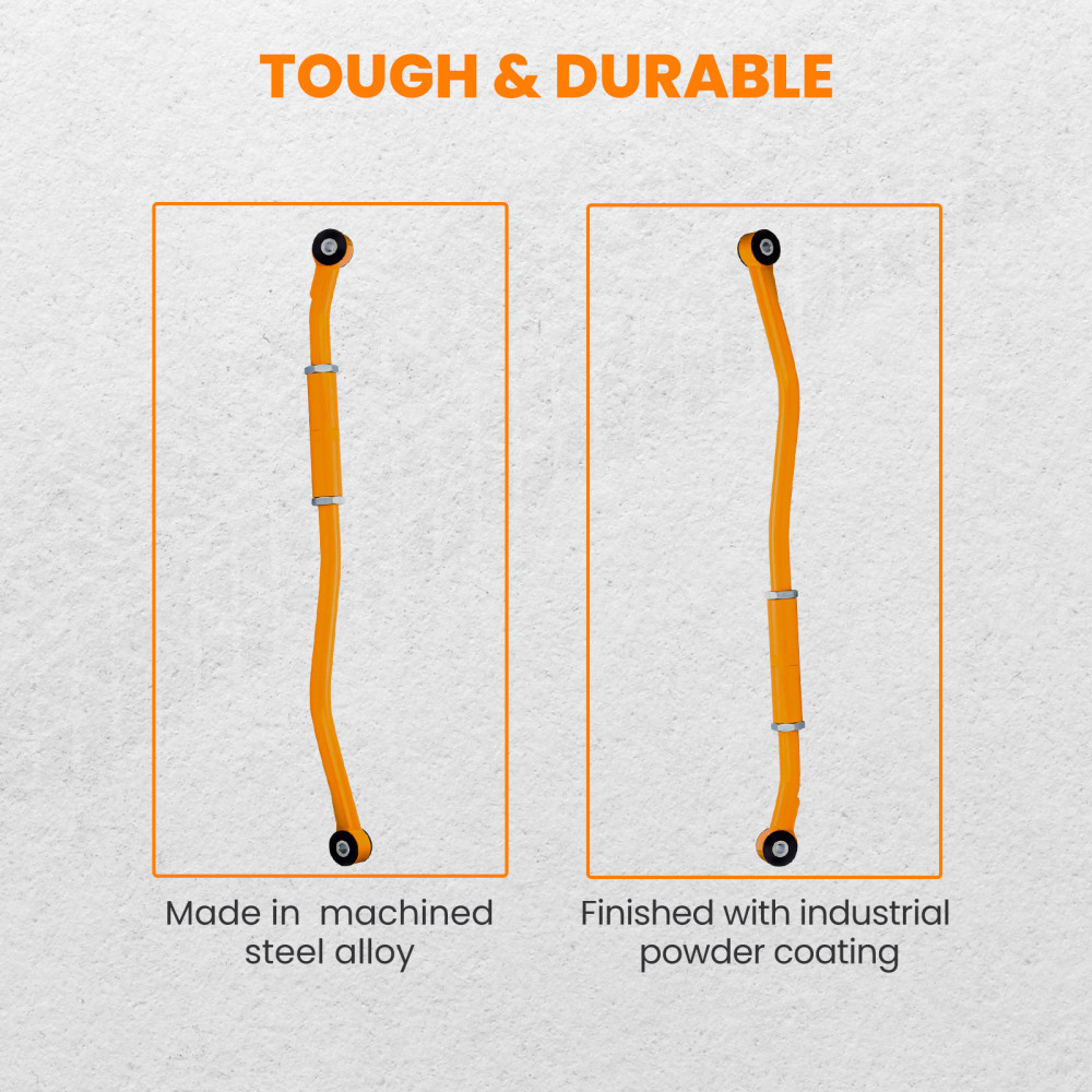 Compatible for Dodge Ram 2003-2013 2500 3500 HD Adjustable Track Bar Arm 0 inch-3 inch Lift Gold suspension arms