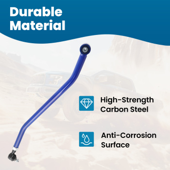 Suspension compatible for Panhard Rod Track Bar compatible for Jeep Wrangler 1997-2006 w/1.5-4.5 Lift suspension arms