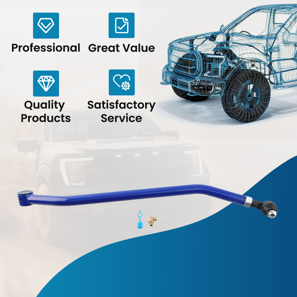 Ajustement compatible pour Jeep Wrangler TJ Track Bar 1997-2006 Support de bras avant réglable