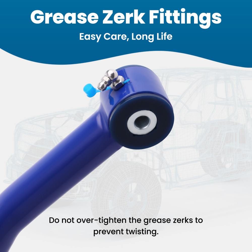 Ajustement compatible pour Jeep Wrangler TJ Track Bar 1997-2006 Support de bras avant réglable