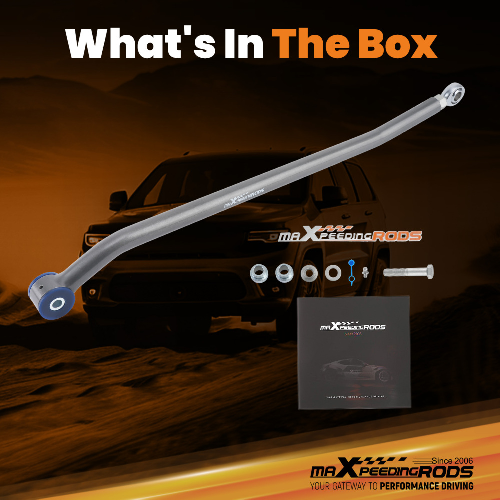 Front Adjustable Track Bar for 1999 2000 2001 2002-2004 compatible for Jeep Grand Cherokee WJ