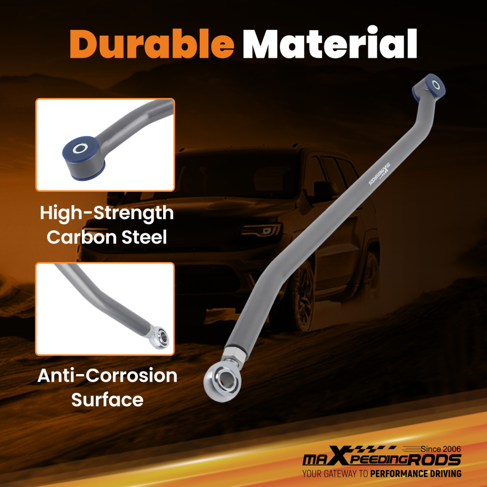 Complete Track BarDrop Bracket Kit compatible for Jeep Grand Cherokee WJ 99-04 3-4 Lift