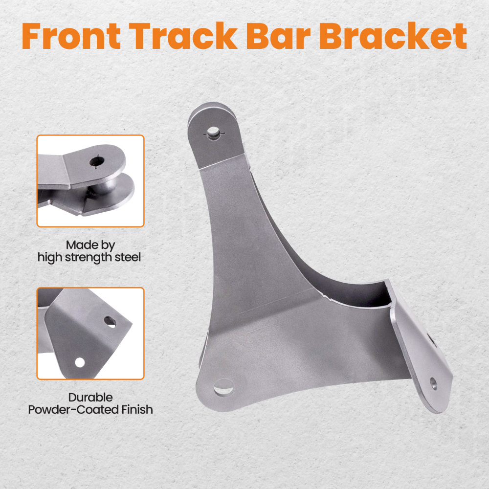 Front Upper Track Bar Drop Bracket compatible for Ford F250/F350 1999-2004 4WD w/ 6-8 Lift suspension arms