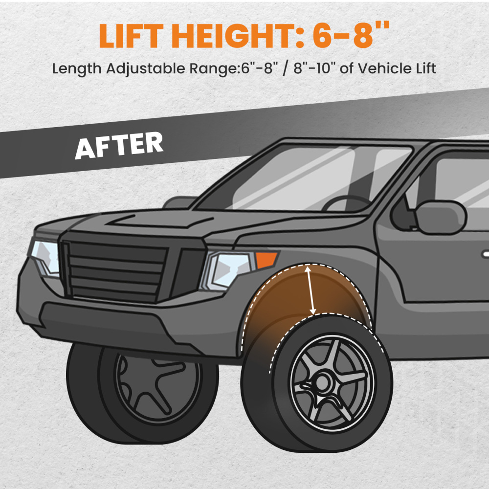 Front Upper Track Bar Drop Bracket compatible for Ford F250/F350 1999-2004 4WD w/ 6-8 Lift suspension arms