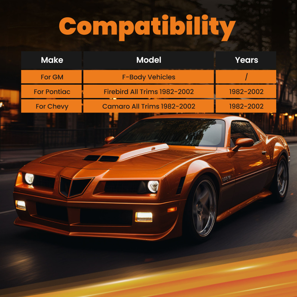 Rear Tubular Trailing Arm + Compatible for Panhard Bar compatible for F-Body compatible for Chevrolet Camaro 82-02