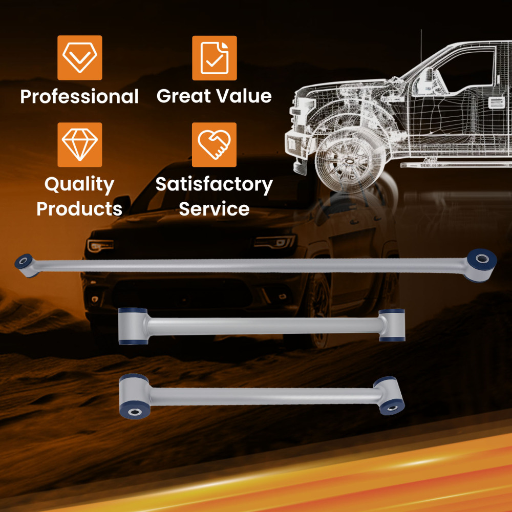 Rear Tubular Trailing Arm + Compatible for Panhard Bar compatible for F-Body compatible for Chevrolet Camaro 82-02