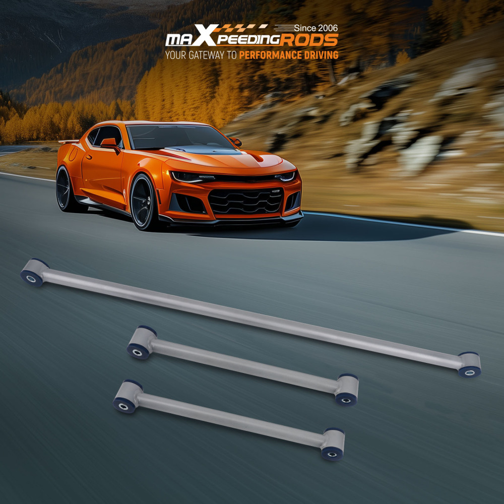 Rear Tubular Trailing Arm + Compatible for Panhard Bar compatible for F-Body compatible for Chevrolet Camaro 82-02