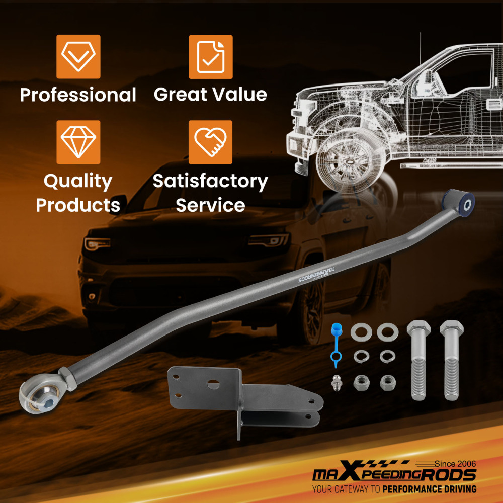 BARRA DE ORUGA AJUSTABLE CON SOPORTE 4-6.5 compatible para JEEP CHEROKEE XJ 84-01 2/4WD