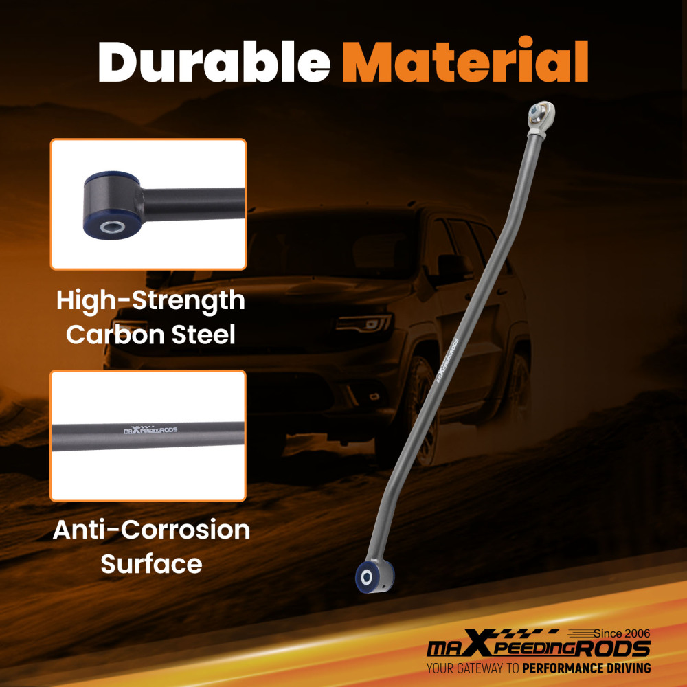 BARRA DE ORUGA AJUSTABLE CON SOPORTE 4-6.5 compatible para JEEP CHEROKEE XJ 84-01 2/4WD