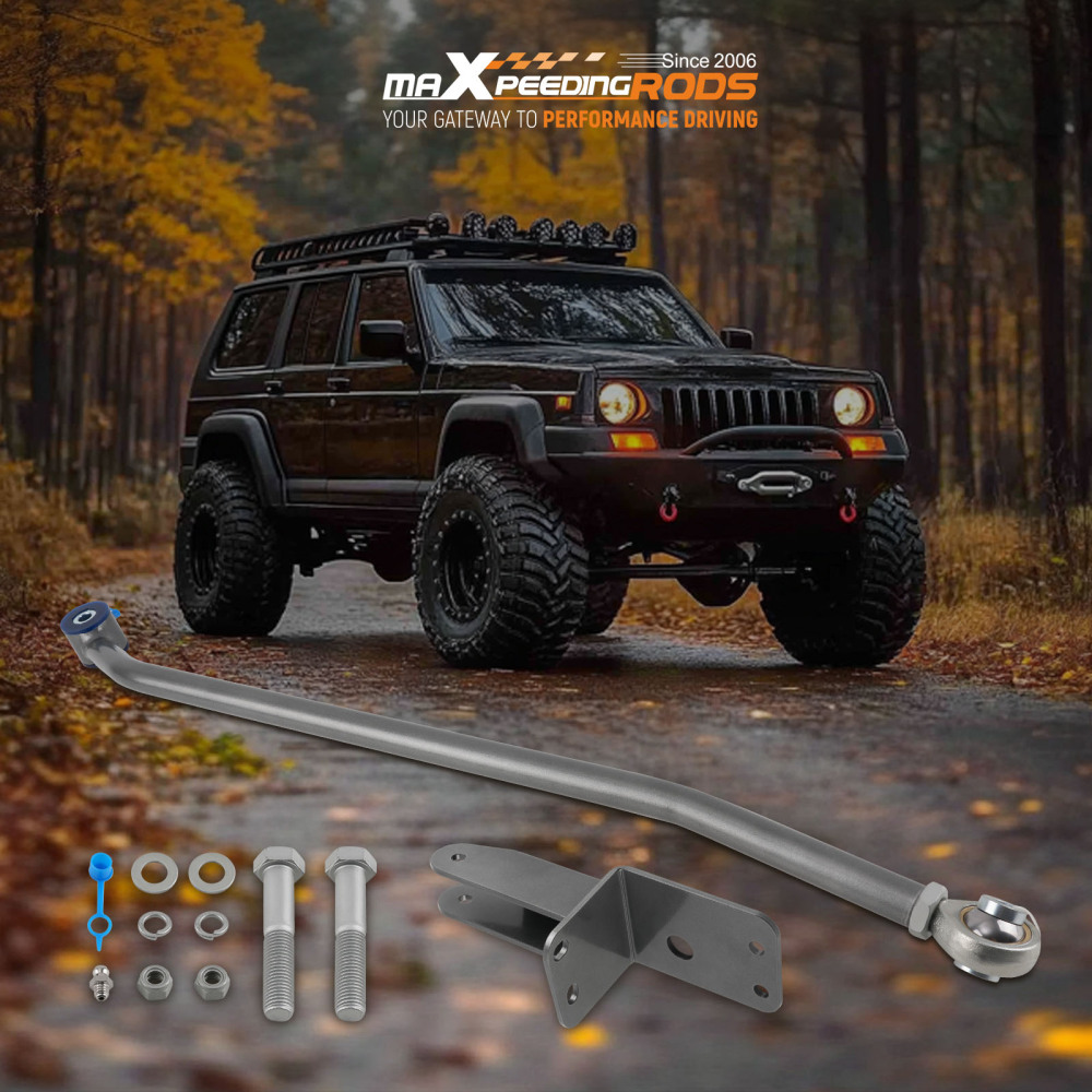 Front Adjustable Anti-wobble Trackbar compatible pour Jeep Cherokee Xj 84-01 Lhd Sca xj 003