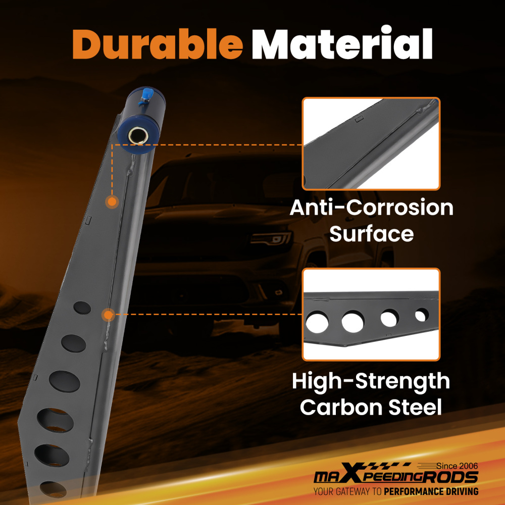 2x Rear Axle Ladder Bars with Brackets for 1980-1996 compatible for Ford F150/F250/F350 4WD