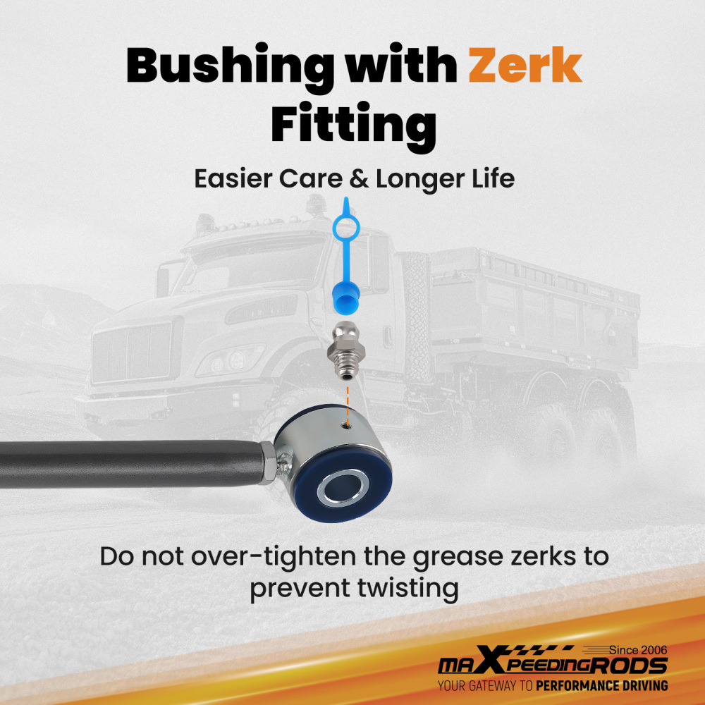 Rear Trac Bar Adjustable Track Bar compatible for Ford F53 V8 V10Kodiak C4500/5500 GVWR