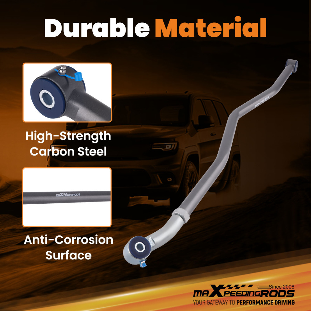 BARRA POSTERIORE REGOLABILE 0-6 DI SOLLEVAMENTO FOR 2007-2018 compatibile per JEEP WRANGLER JK