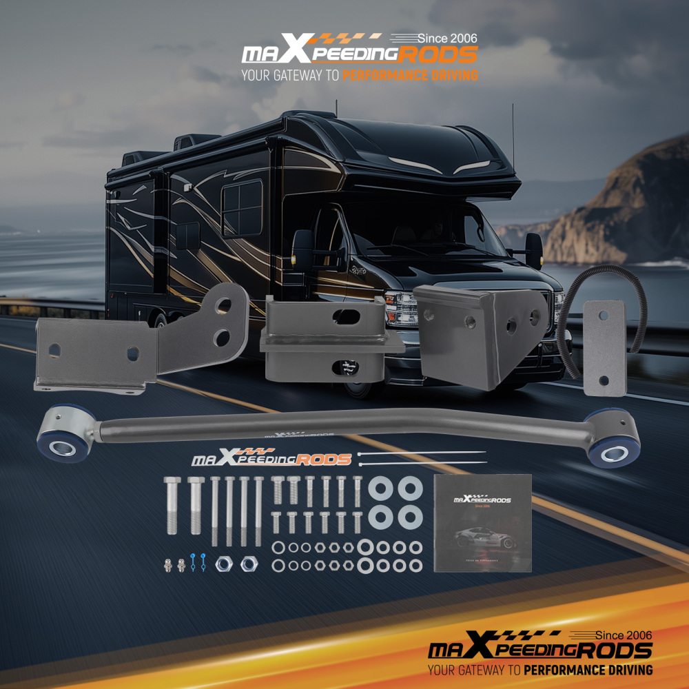 Rear Track Bar compatible for Ford F53 V10 16-19.5K GVWR,SS400 Adjustable Trac Bar