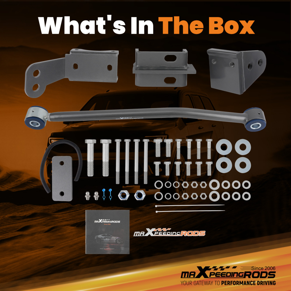 Rear Track Bar compatible for Ford F53 V10 16-19.5K GVWR,SS400 Adjustable Trac Bar