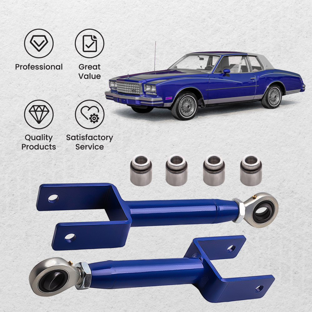 Body Adjustable Upper Control Arms For 1978-1988 G Monte compatible for Regal Cutlass compatible for Malibu