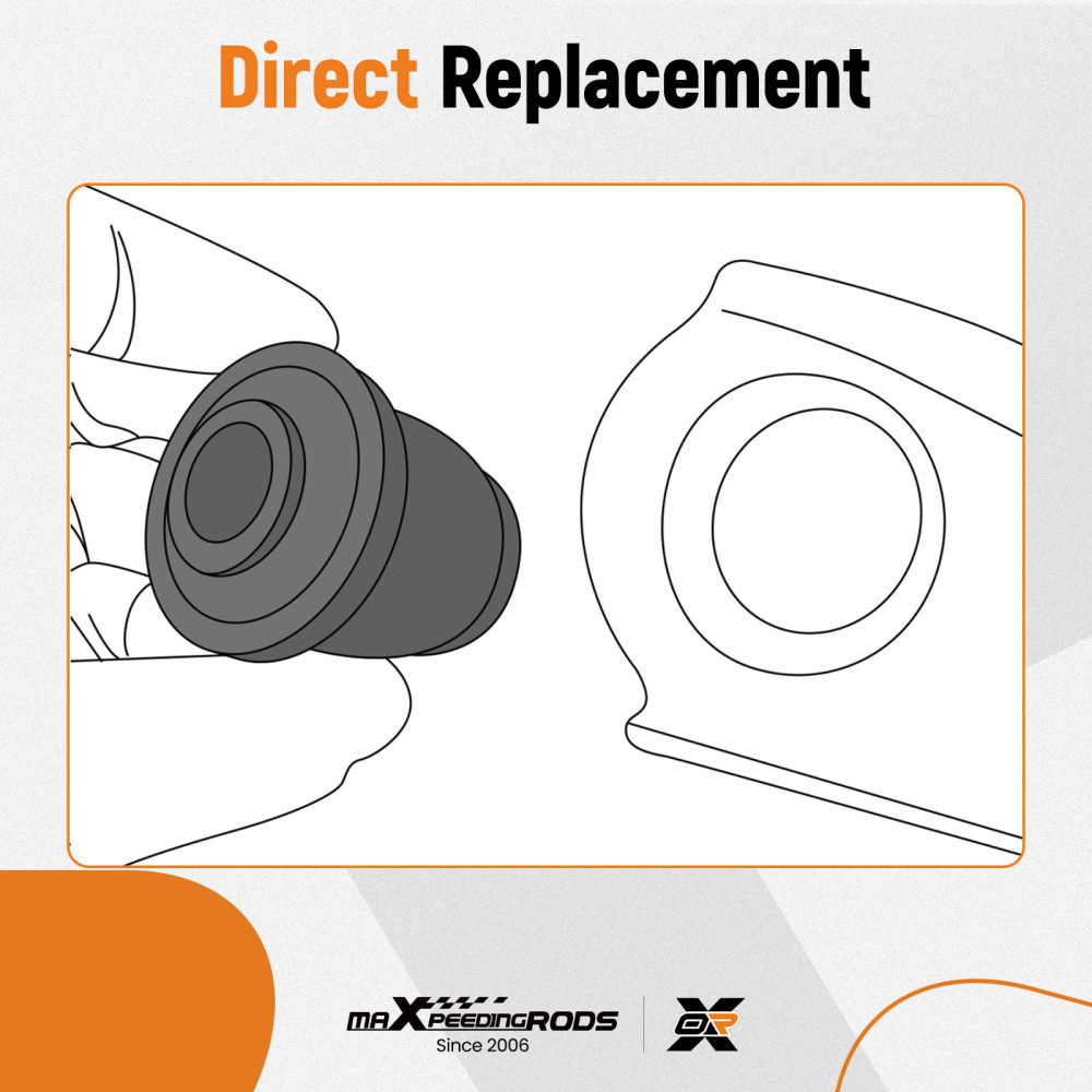 REAR AXLE SUBFRAME TRAILING ARMS BUSHES x2 compatible for VAUXHALL ASTRA H ZAFIRA B 0402952