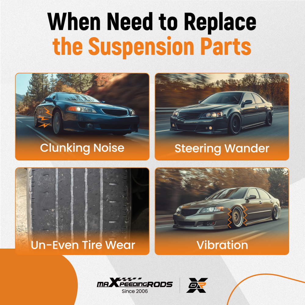 Suspension Front Lower Control Arm Bushing compatible for Acura TL InnerOuter 2004-2008