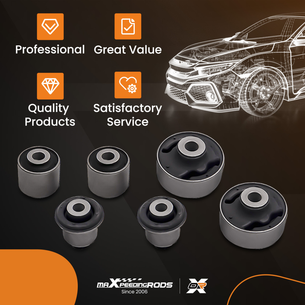 Suspension Front Lower Control Arm Bushing compatible for Acura TL InnerOuter 2004-2008