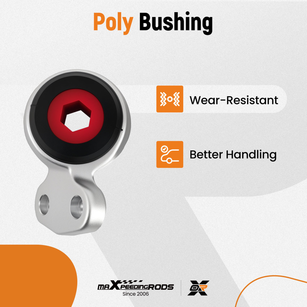 Compatible for BMW E46 E85 325i 330i Z4 ADK Heavy Duty Pair Front Control Arm Bushings suspension arms