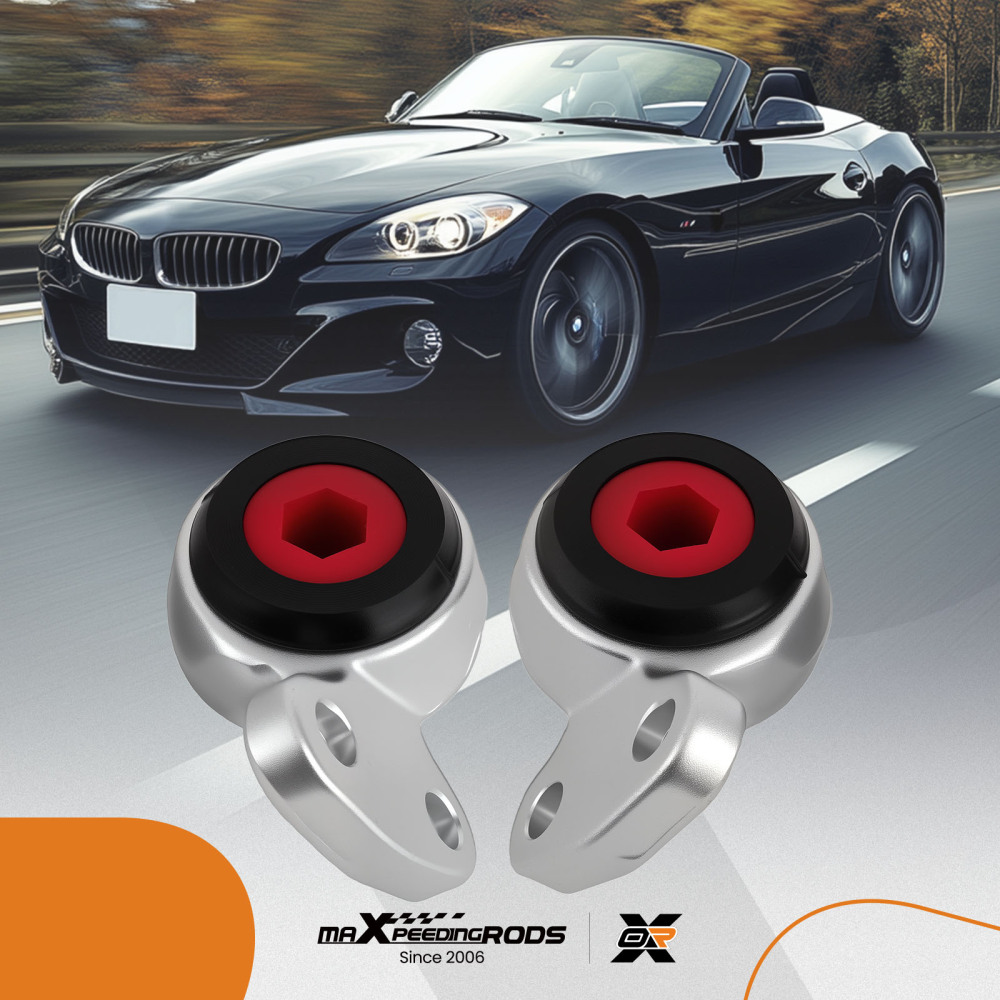 Compatible for BMW E46 E85 325i 330i Z4 ADK Heavy Duty Pair Front Control Arm Bushings suspension arms