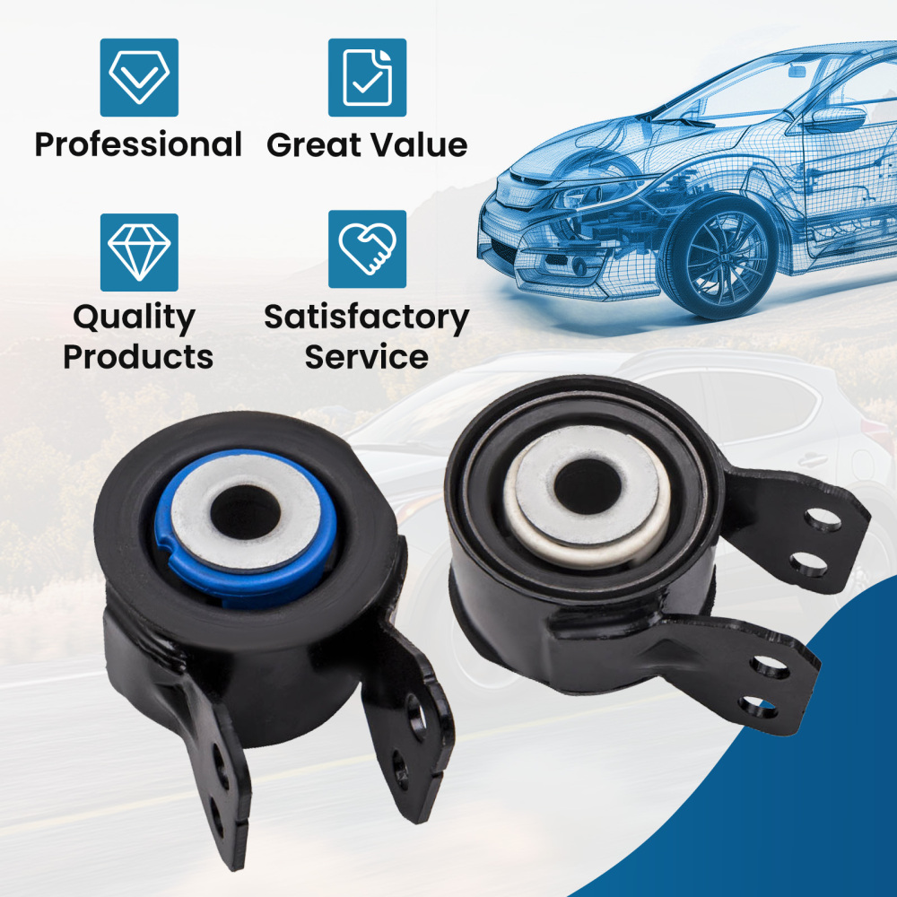 2 Pcs Front Lower Control Arm Forward Bushing LH RH compatible for Buick Enclave 2008-2017