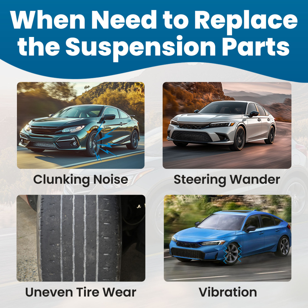 2 Pcs Front Lower Control Arm Forward Bushing LH RH compatible for Buick Enclave 2008-2017