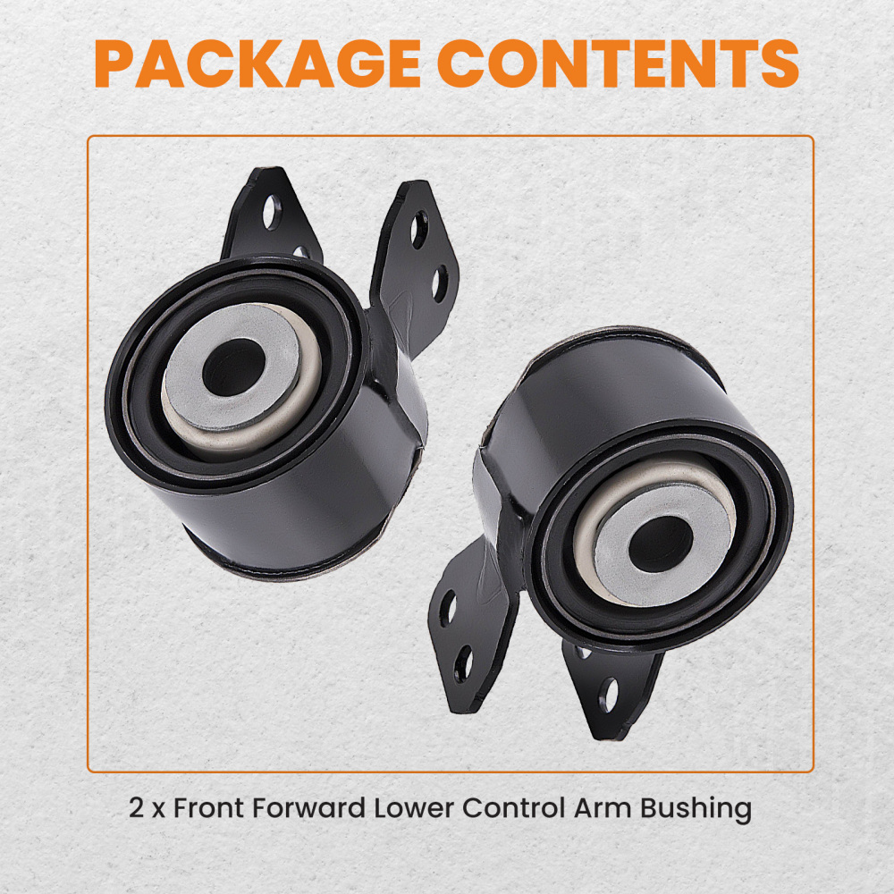 2 Pcs Front Lower Control Arm Forward Bushing LH RH compatible for Buick Enclave 2008-2017