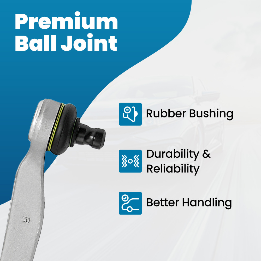 4x Front Rear Wishbones Upper Control Arm Kit compatible for VW Passat 3B2 3B5 3B3 3B6 suspension arms