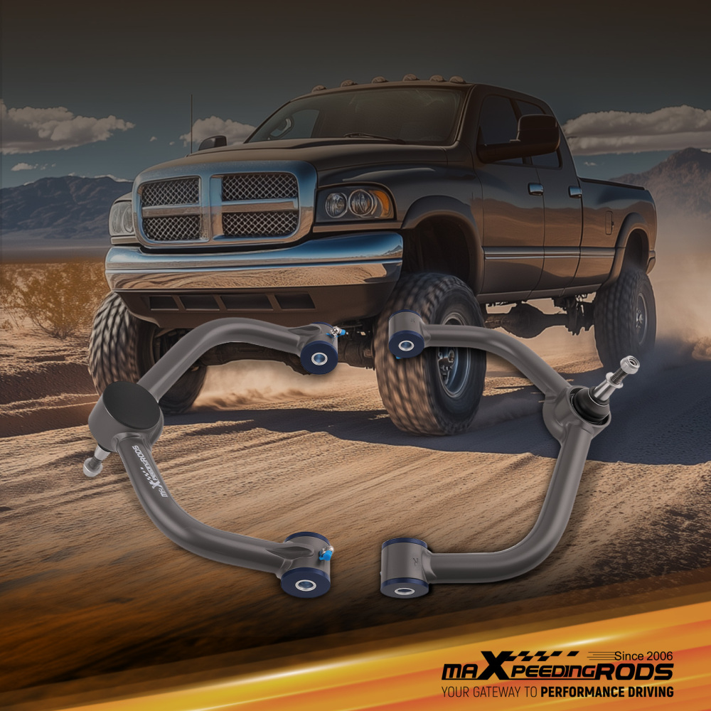 Front Upper Control Arms 2-4 Lift 4x4 compatible for Dodge Ram 1500 4WD 2006 2007-2023