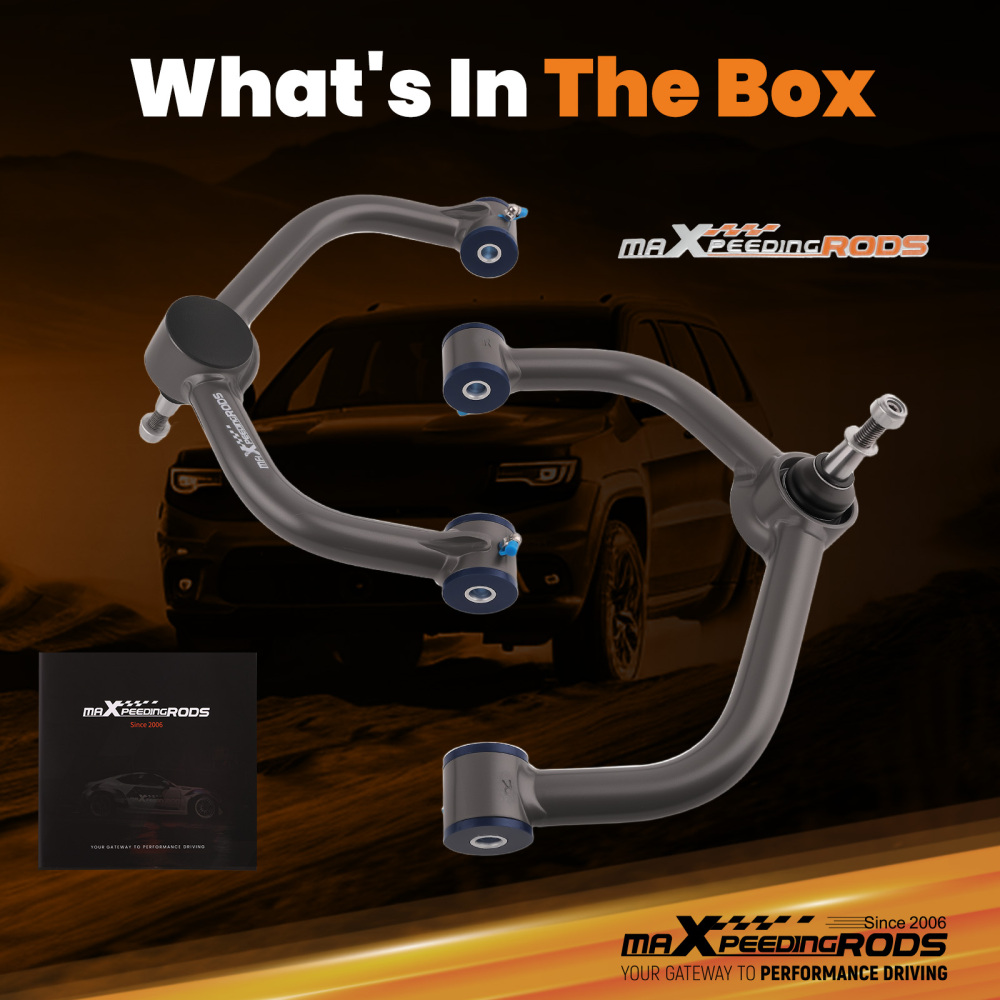 Front Upper Control Arms 2-4 Lift 4x4 For Dodge Ram 1500 4WD 2006 2007-2023