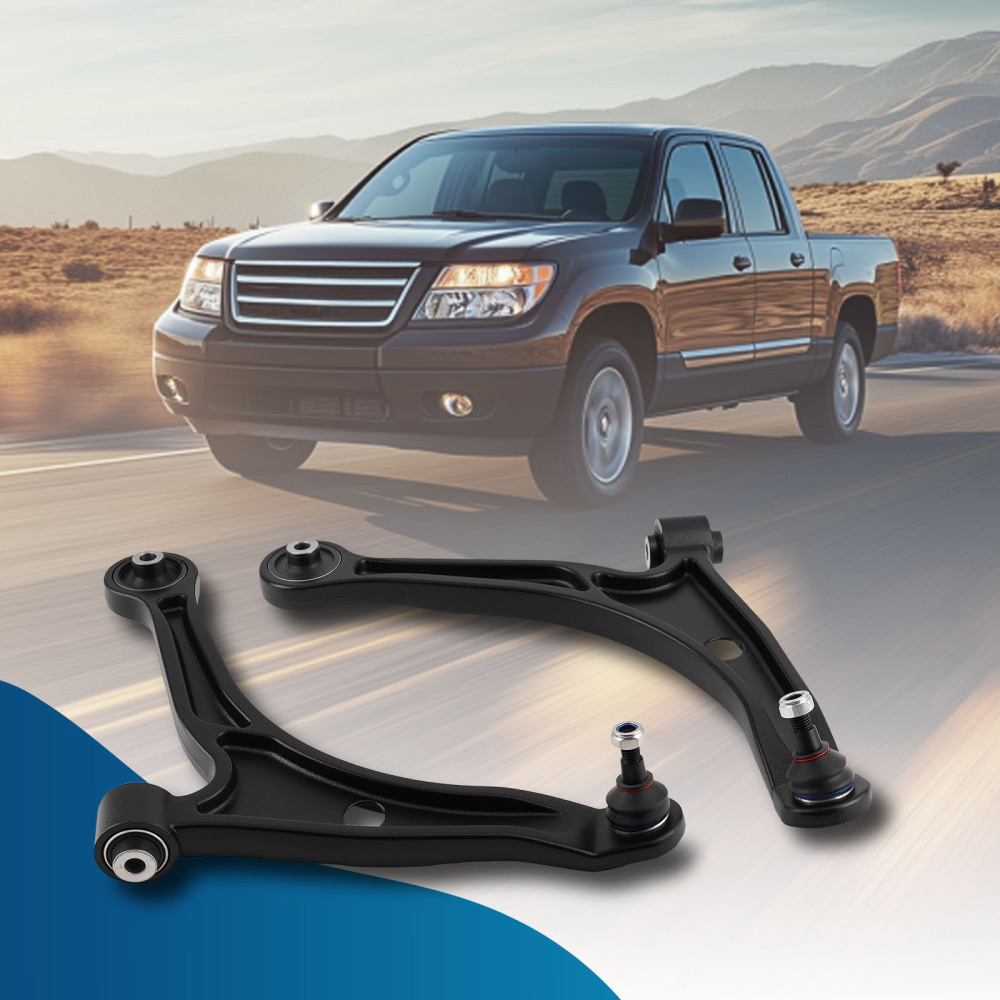 2pcs Front Lower Control Arms w/Ball Joints for 2006-2014 compatible for Honda Ridgeline 3.5L