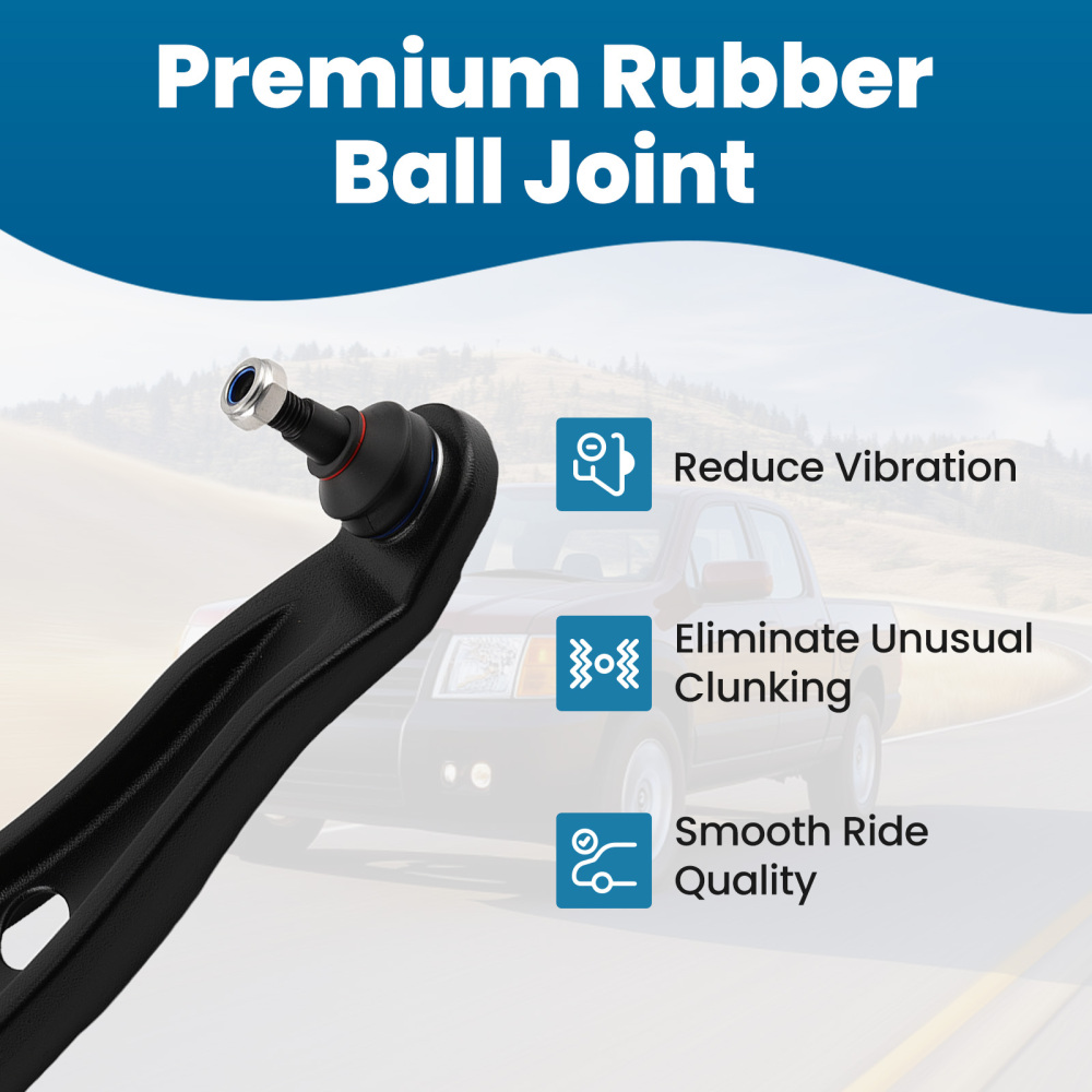 2pcs Front Lower Control Arms w/Ball Joints for 2006-2014 compatible for Honda Ridgeline 3.5L