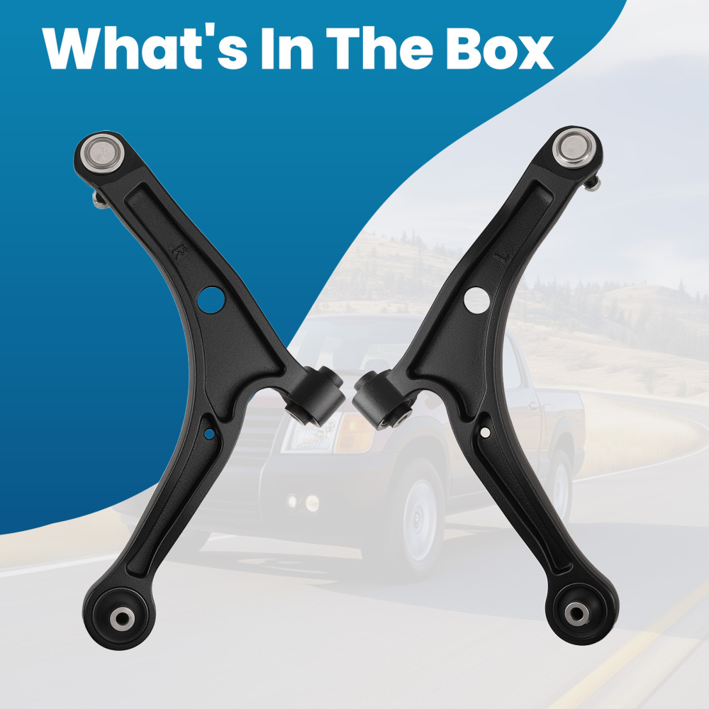2pcs Front Lower Control Arms w/Ball Joints for 2006-2014 compatible for Honda Ridgeline 3.5L