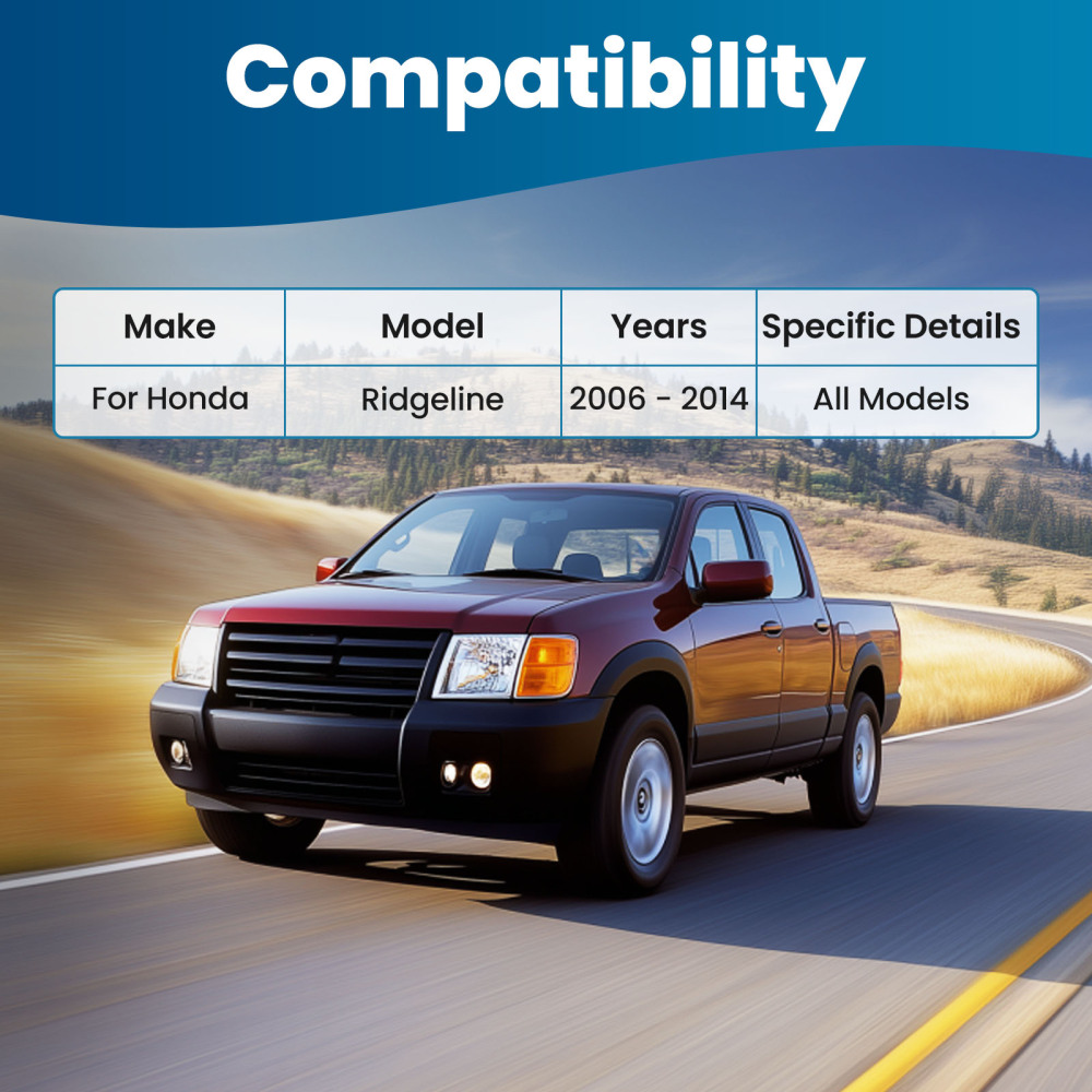 2pcs Front Lower Control Arms w/Ball Joints for 2006-2014 compatible for Honda Ridgeline 3.5L