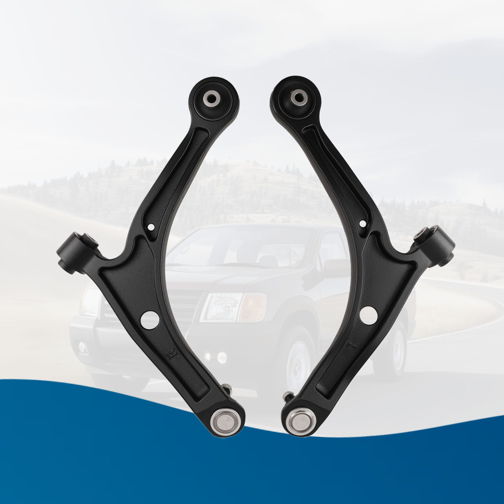 2pcs Front Lower Control Arms w/Ball Joints for 2006-2014 compatible for Honda Ridgeline 3.5L
