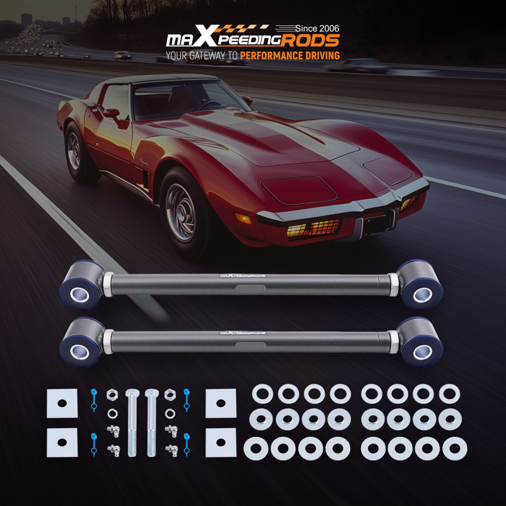 Suspension Rear compatible for Panhard Strut Bar with Bushings compatible for Chevrolet Corvette 1963-1979