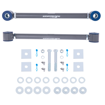 Adjustable Rear Strut Rods w/ Polyurethane Bushings compatible for Chevy Corvette 1963-1979