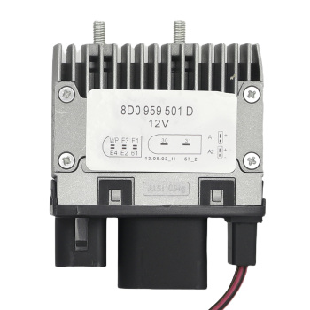 Engine Cooling Fan Control Module compatible for Audi A4 Quattro 1999-2001 8D0959501 8 Pins