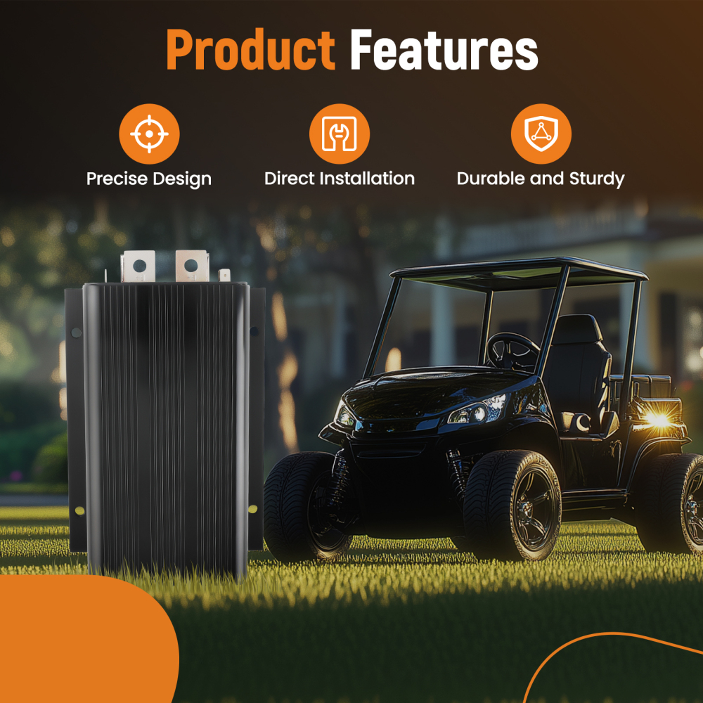 36V 500A 0-5KΩ Compatible for Golf Carts Motor Controller compatible for EZGO Club Car Curtis 1205-117