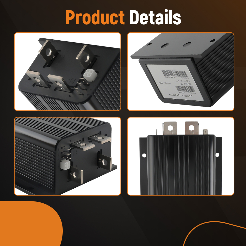 36V 500A 0-5KΩ Compatible for Golf Carts Motor Controller compatible for EZGO Club Car Curtis 1205-117