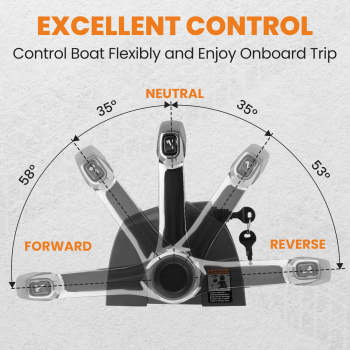 1X Remote Throttle Control Box Kit for JohnsonEvinrude 5006186 W/Trim Switch