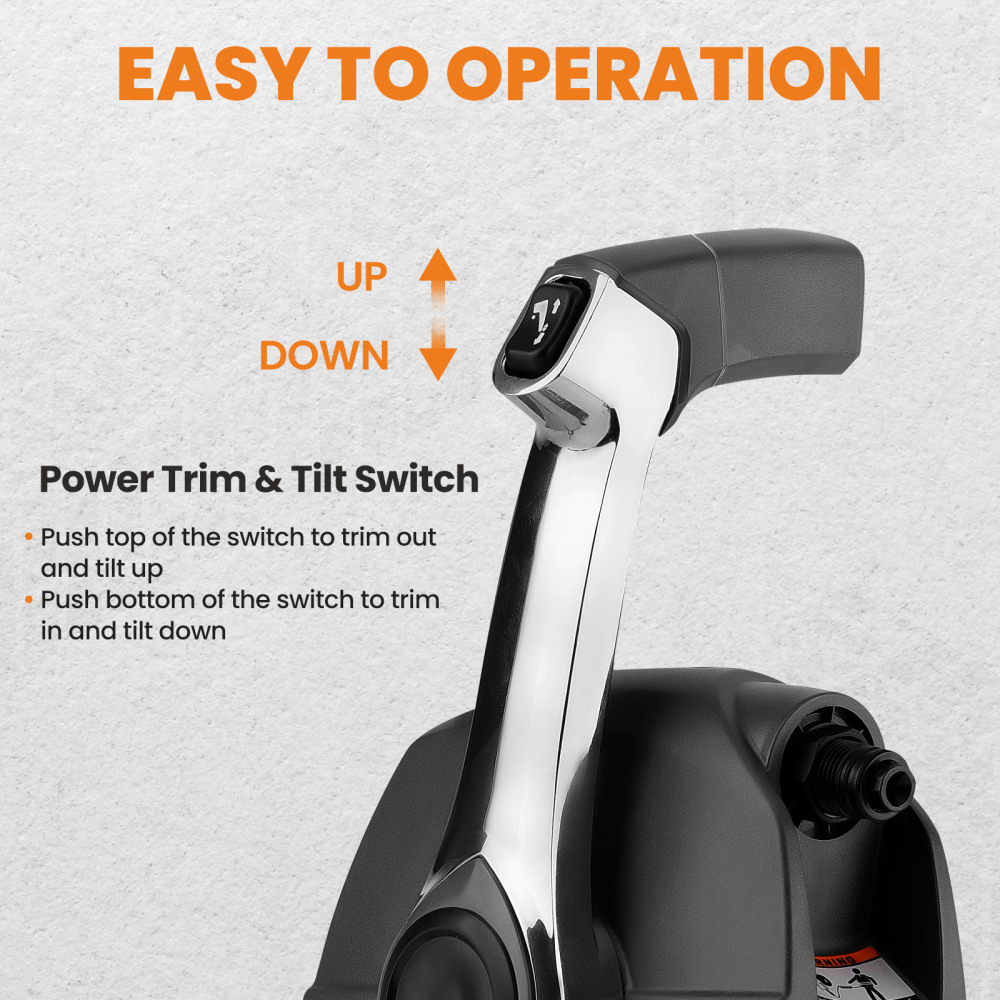 Remote Throttle Control Console Top Mount Kit compatible for Johnson Evinrude 5006186