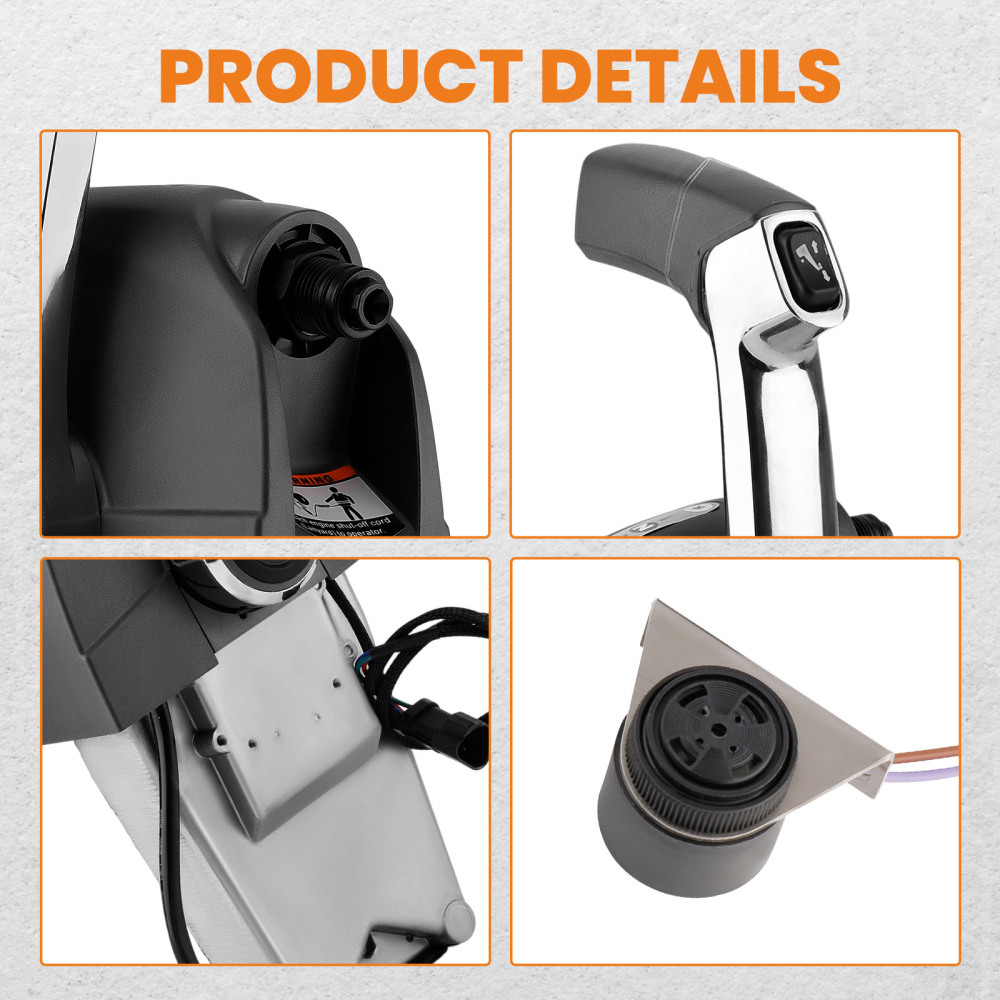 Remote Throttle Control Console Top Mount Kit compatible for Johnson Evinrude 5006186