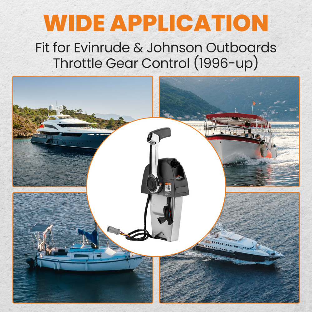 Remote Throttle Control Console Top Mount Kit compatible for Johnson Evinrude 5006186