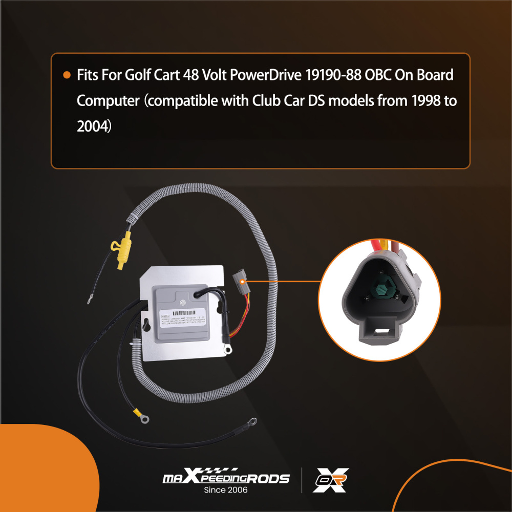 On Board Computer OBC 48V PowerDrive For Club Car Precedent 101909901 3 Pin