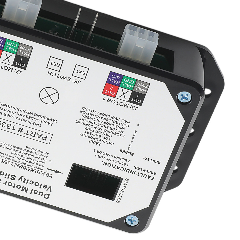 Dual Motor RV Slide Controller For Lippert V-Compatible for Sync II In-Wall Slide-Outs 12V