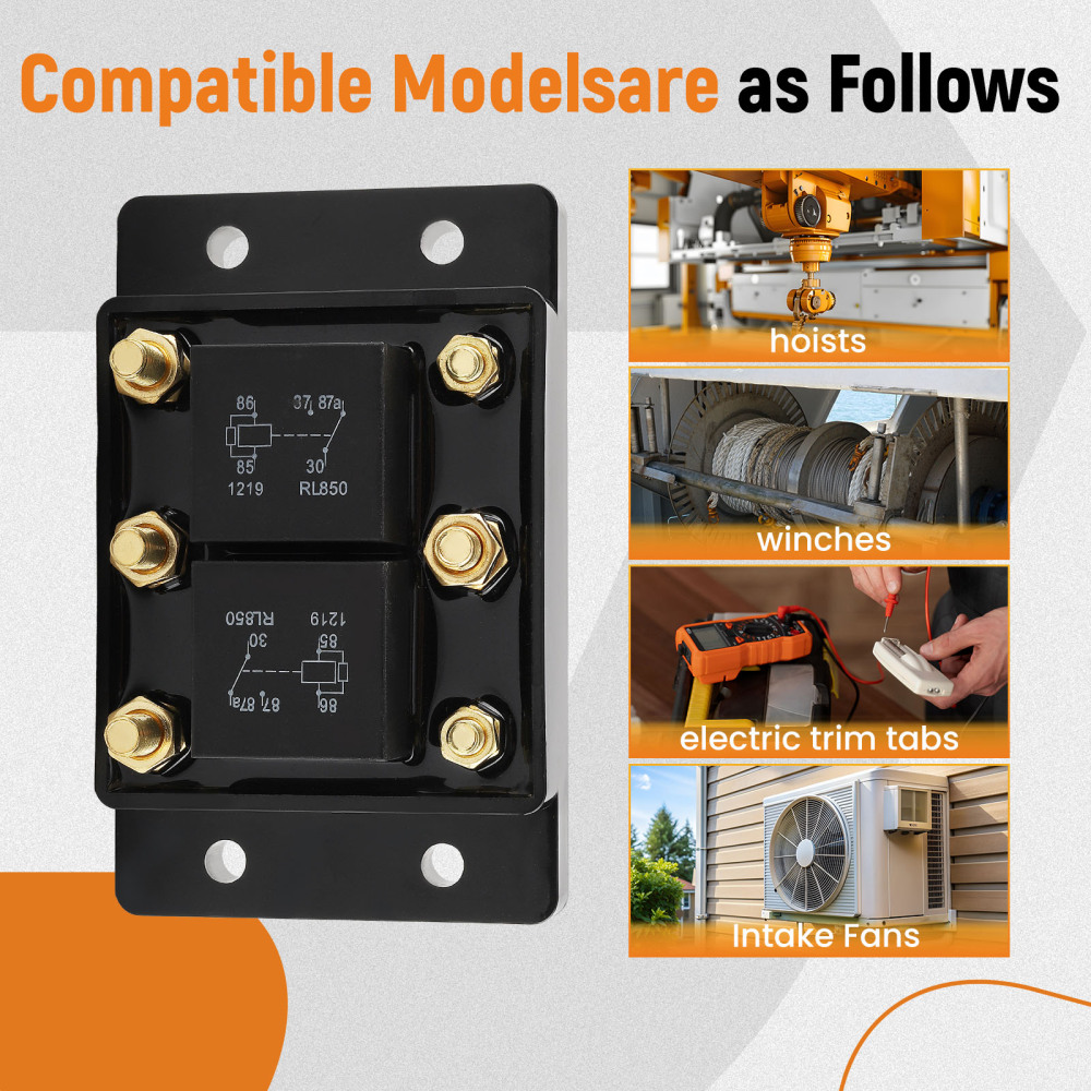Forward and Reverse Relay Module for Tarp and Winch Motor Snow Plow CH24452